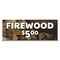 Signmission Firewood $5.00 Banner Concession Stand Food Truck Single Sided B-120-30059 - alternate 1